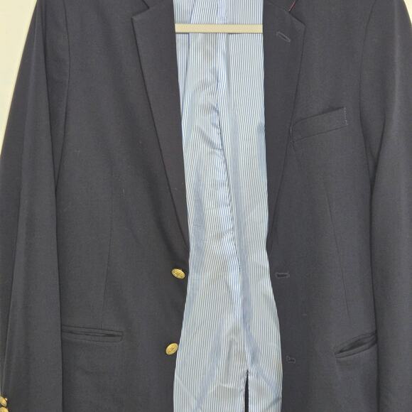 Izod Boys Blue Sport Coat. Size 20 Regular - Picture 4 of 6